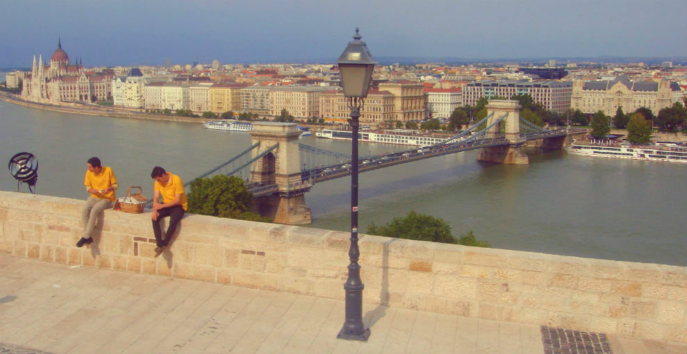 budapest vista dal castello