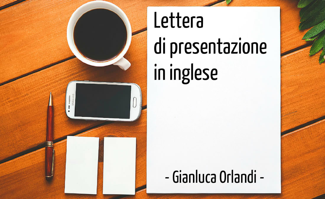 Traduzione Lettera di Presentazione in inglese