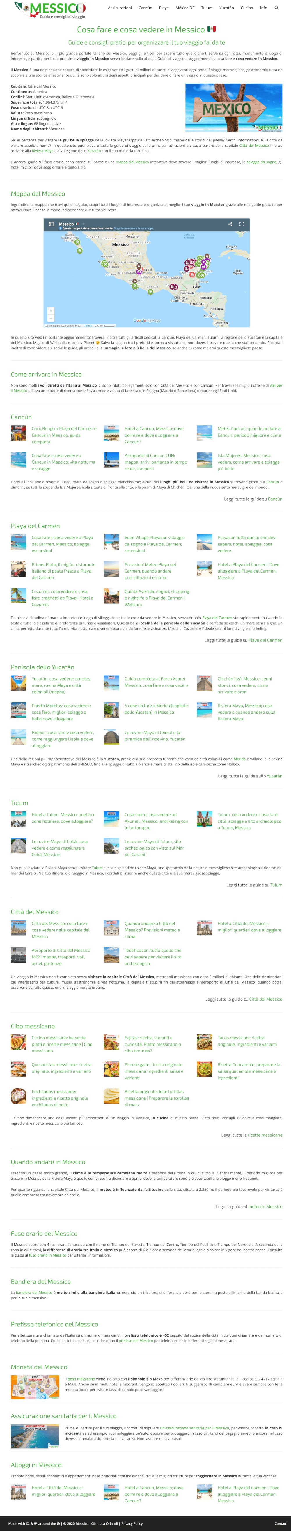 Messico Homepage
